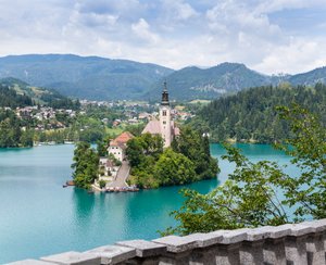 Bled, Slovenia. Chiesa dell